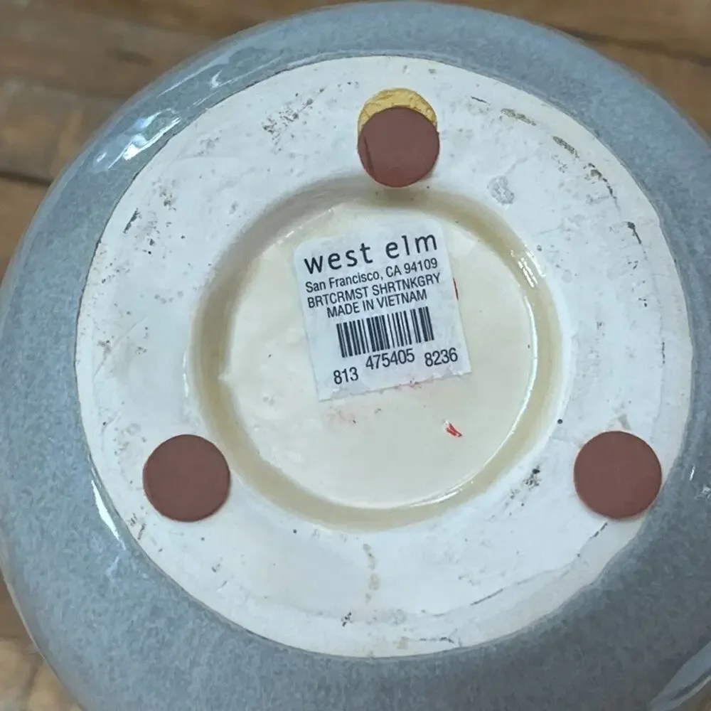 West Elm Ceramic Vase 11